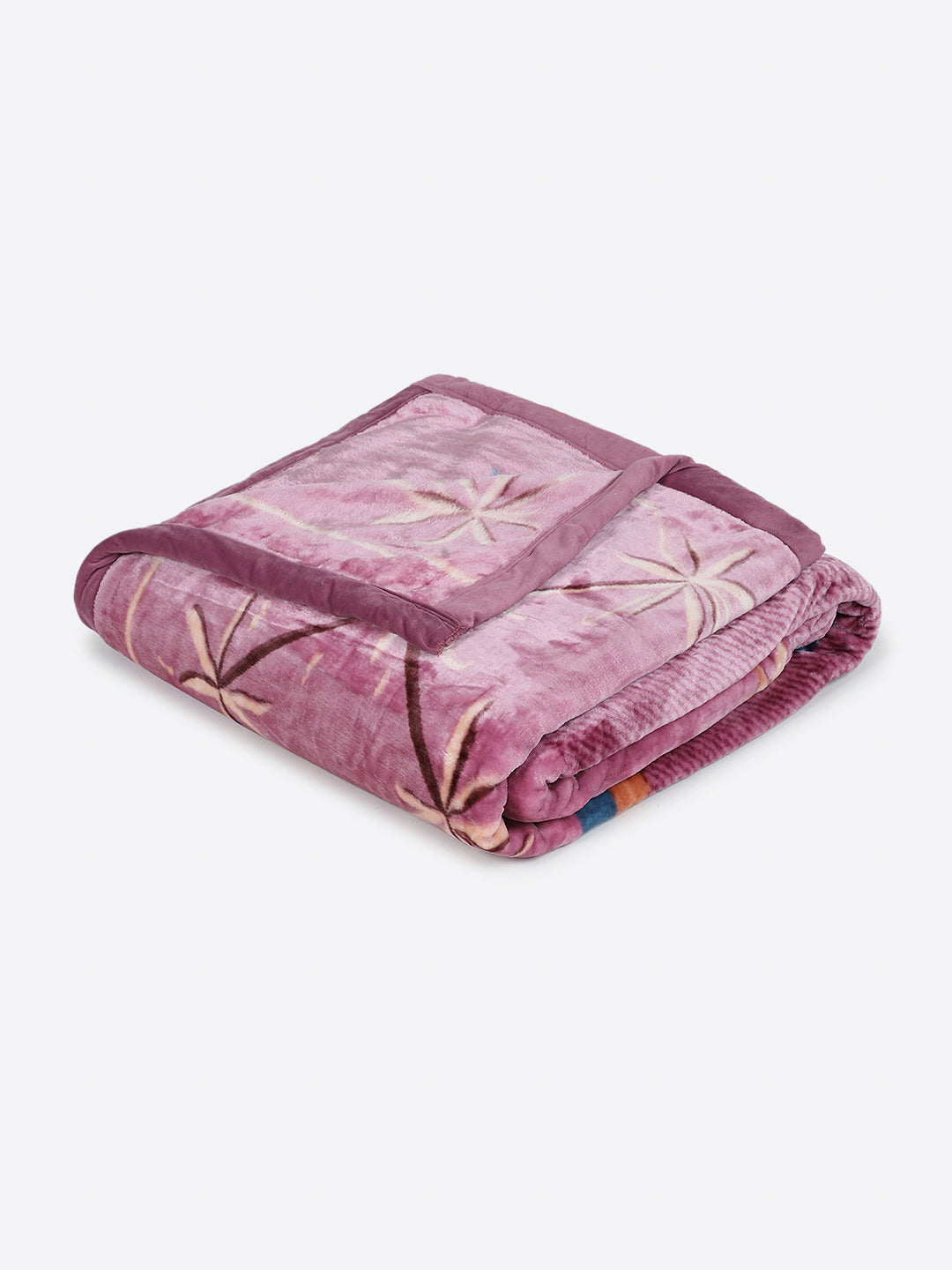 Printed Double Bed 1 Ply Blanket for Mild Winter - (Regal)