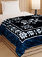 Printed Double Bed 1 Ply, 540 GSM Blanket for Winter - (Relation PVC)