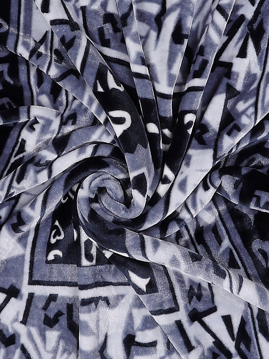 Printed Double Bed 1 Ply, 540 GSM Blanket for Winter - (Relation PVC)