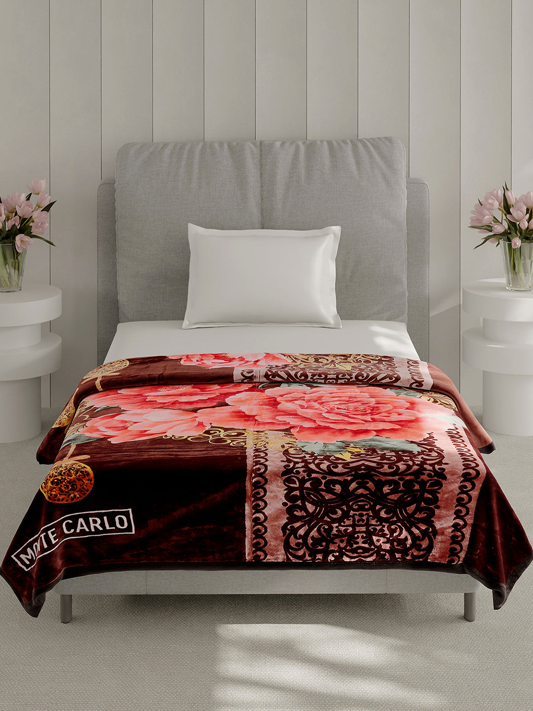 Printed Single Bed 1 Ply Super Soft Blanket for Heavy Winter - (Relation Plus)