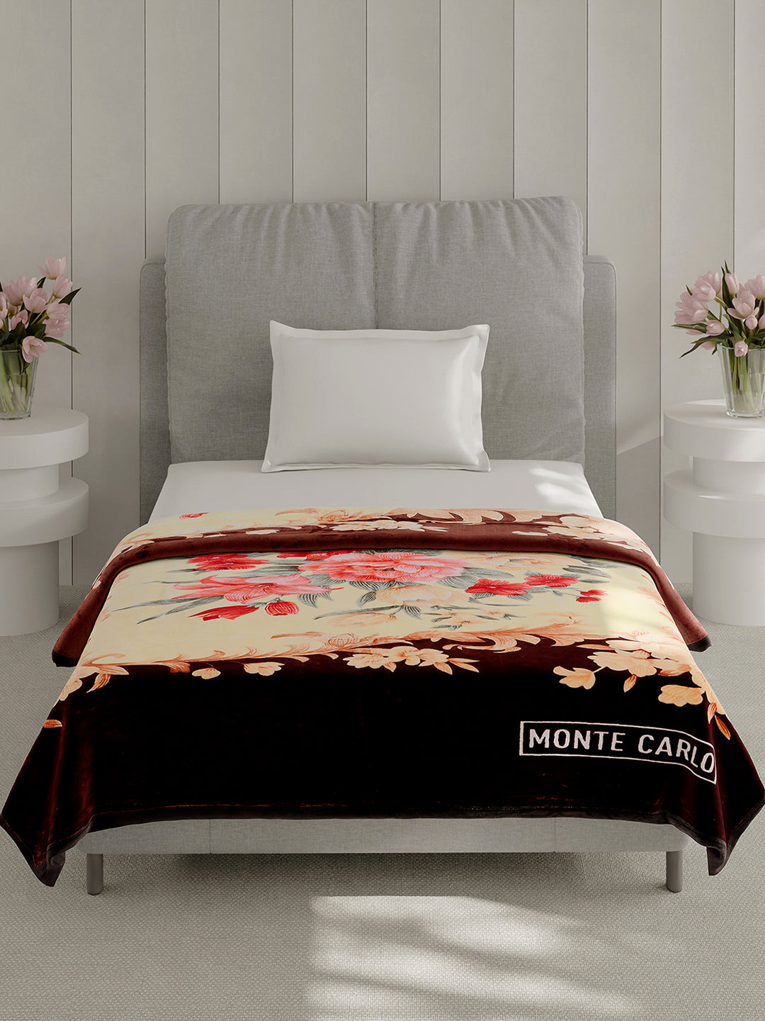 Printed Single Bed 1 Ply Super Soft Blanket for Heavy Winter - (Relation Plus)