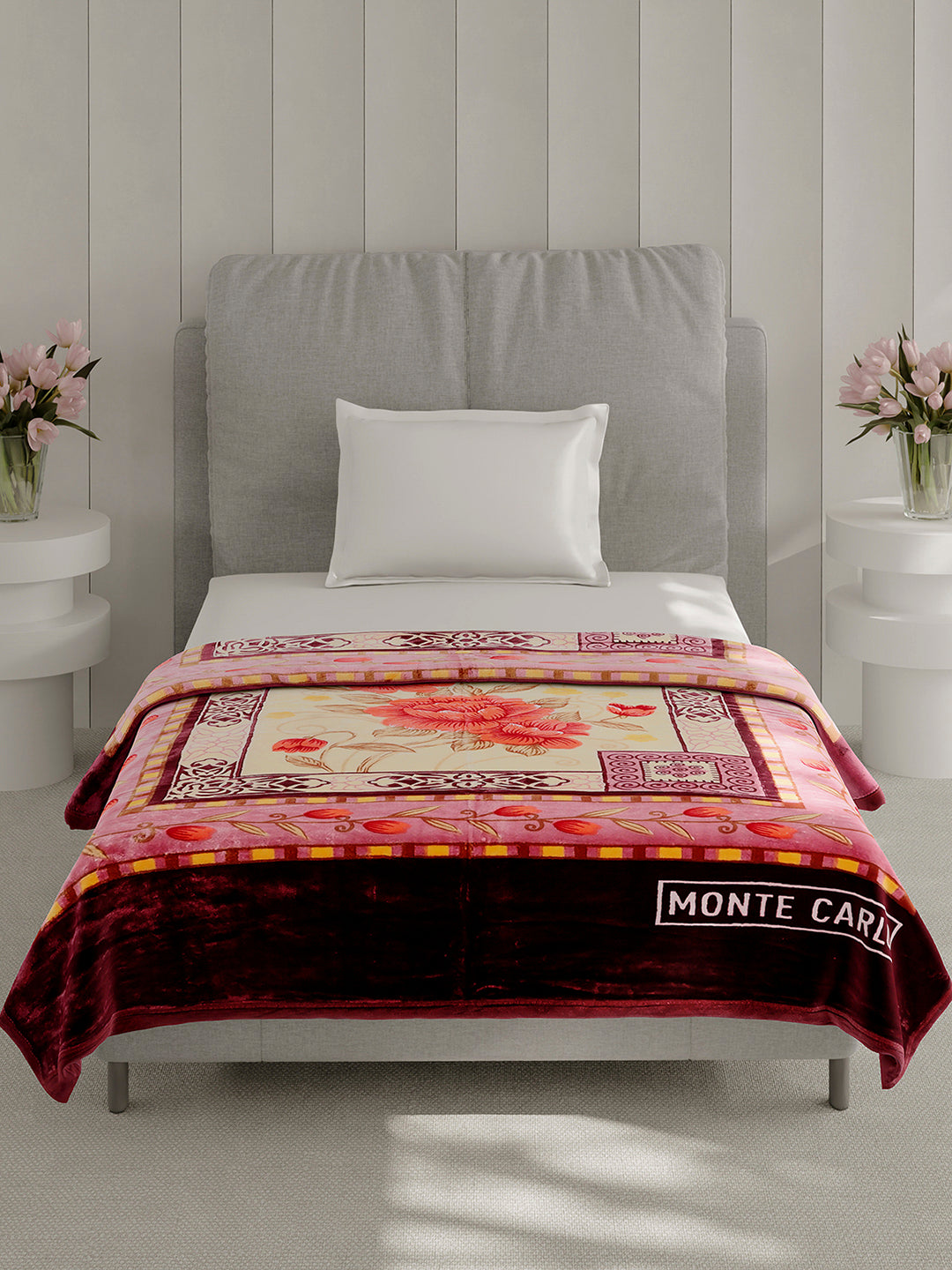 Printed Single Bed 1 Ply Super Soft Blanket for Heavy Winter - (Relation Plus)