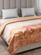 Printed Double Bed 1 Ply, 549 GSM Blanket for Mild Winter - (Roman Box)
