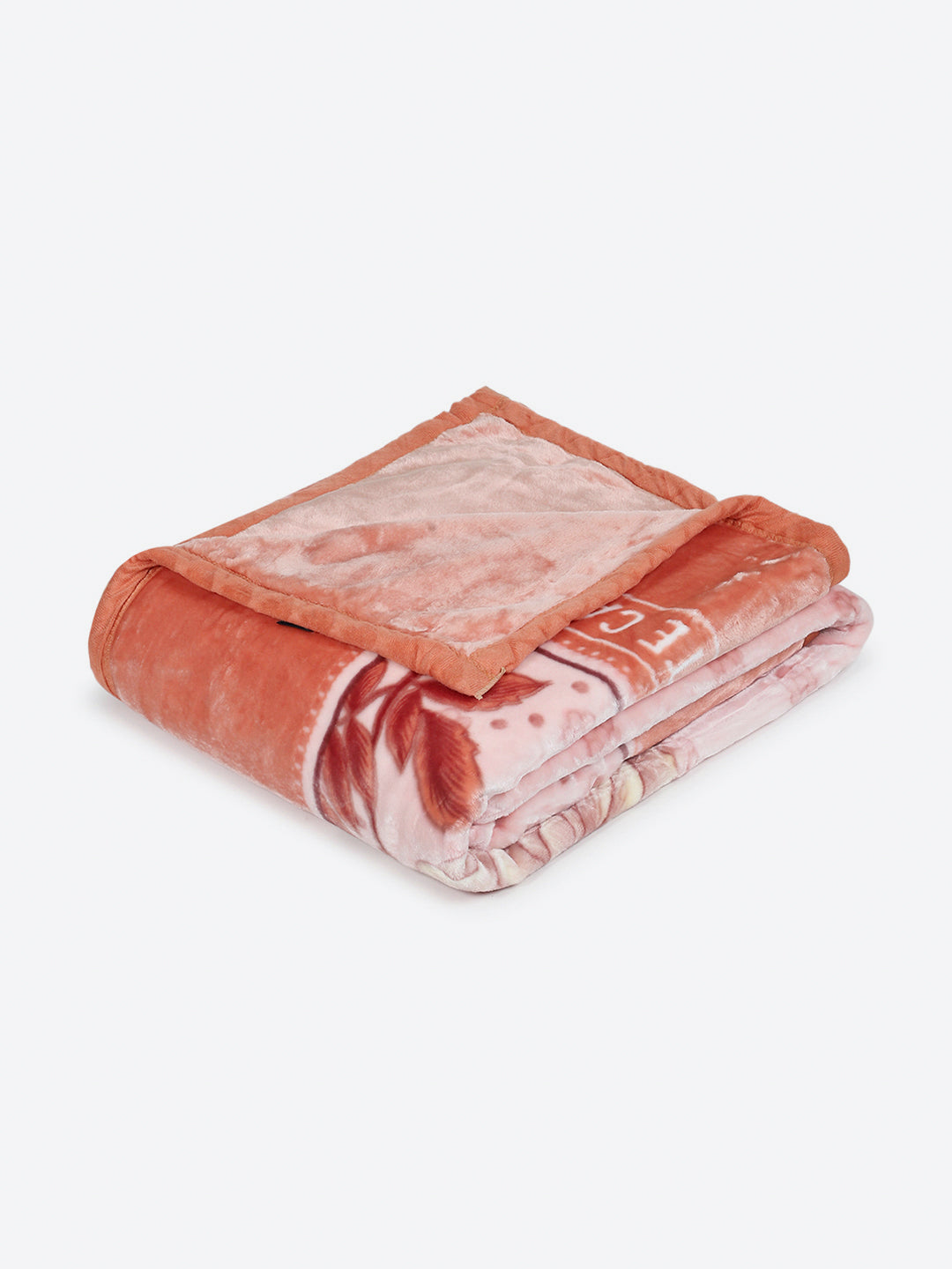Printed Double Bed 1 Ply, 530 GSM Super Soft Blanket for Mild Winter - (Roman Plus)