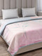 Printed Double Bed 3, 890 GSM Ply Blanket for Heavy Winter - (Rosewood)