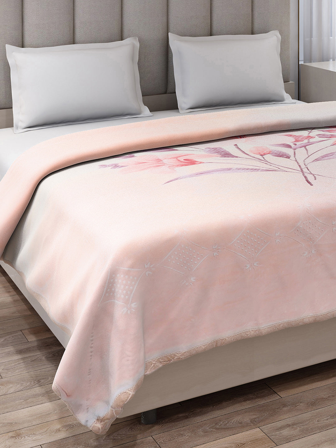 Printed Double Bed 1136 GSM Blanket for Heavy Winter - (Shahenshan BL)