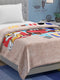 Printed Baby Blanket 1 Ply, 576 GSM, 1.9 kg (Super Hero)