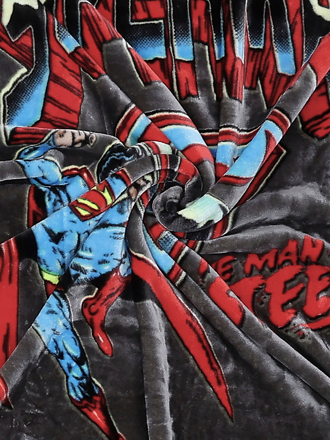 Printed Baby Blanket 1 Ply, 576 GSM, 1.9 kg (Super Hero)