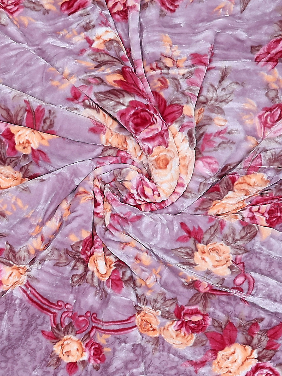 Printed Double Bed Reversible Blanket 3 Ply, 1516 GSM, 8 kg (Superimo)