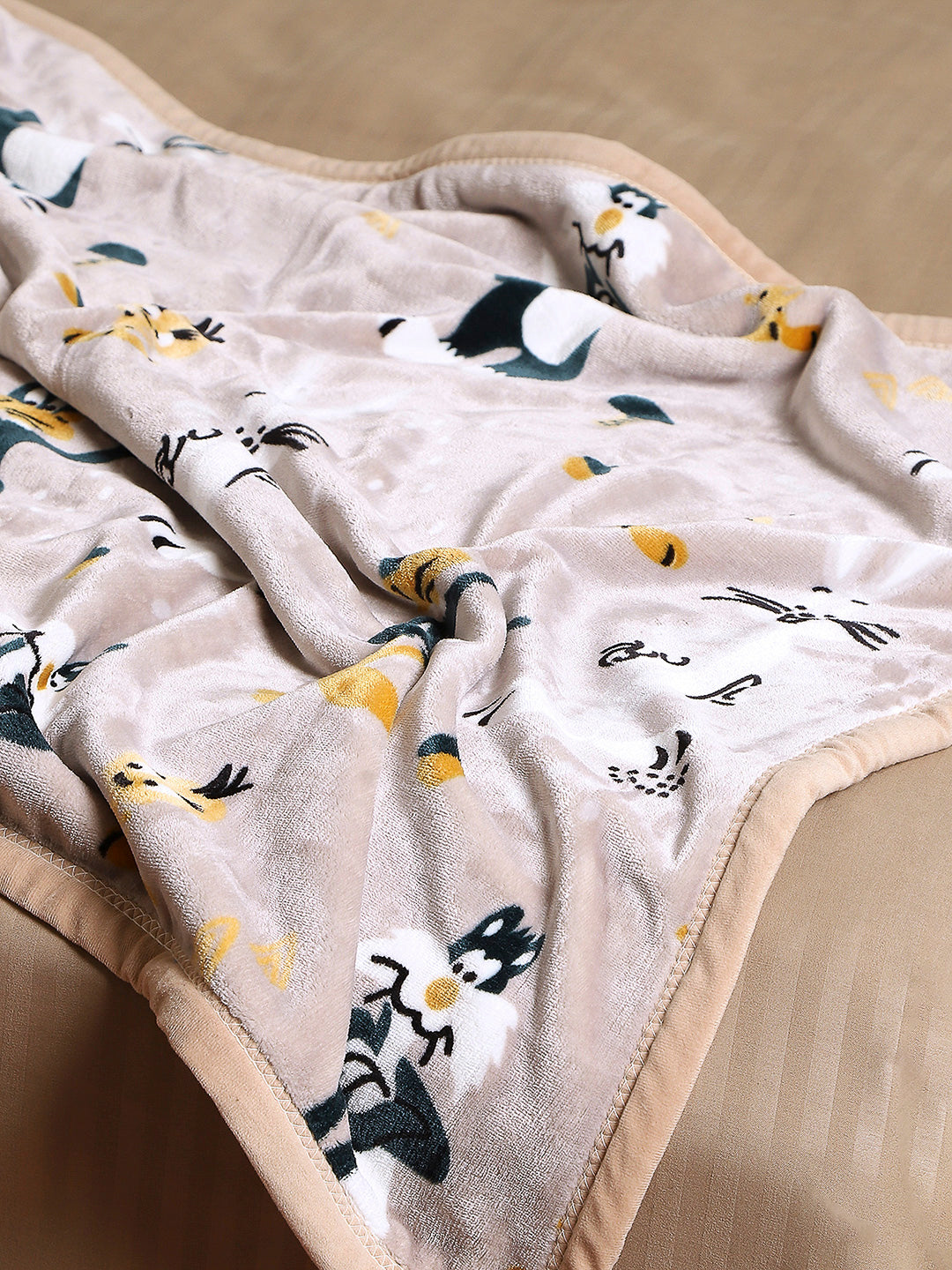 Printed Baby Blanket 2 Ply, 625 GSM, 0.55 kg (Twister)