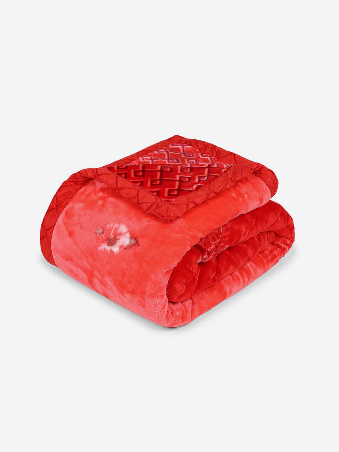 Printed Single Bed 3 Ply, 909 GSM Blanket for Heavy Winter - (Umang)