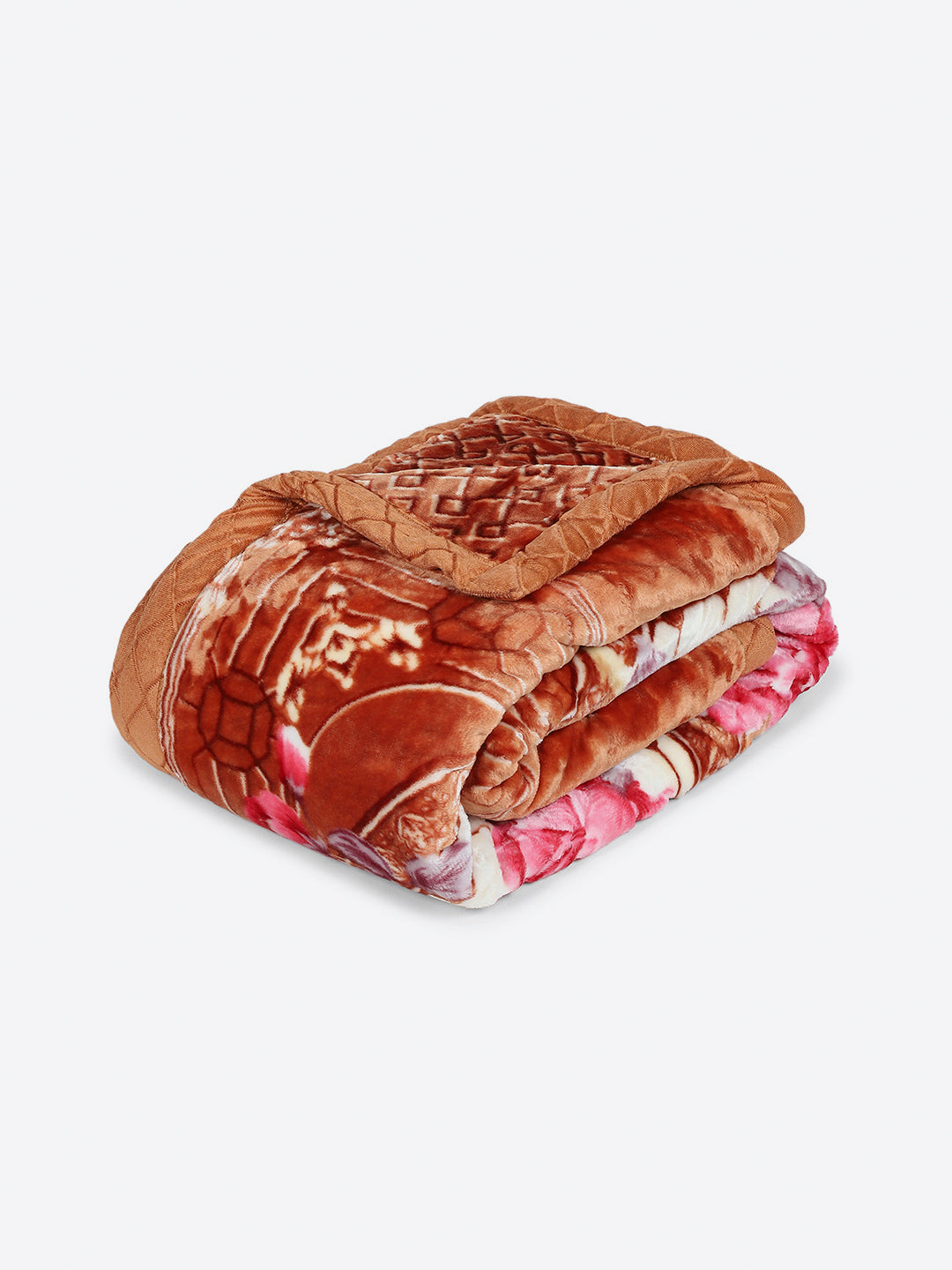 Printed Single Bed 3 Ply, 909 GSM Blanket for Heavy Winter - (Umang)