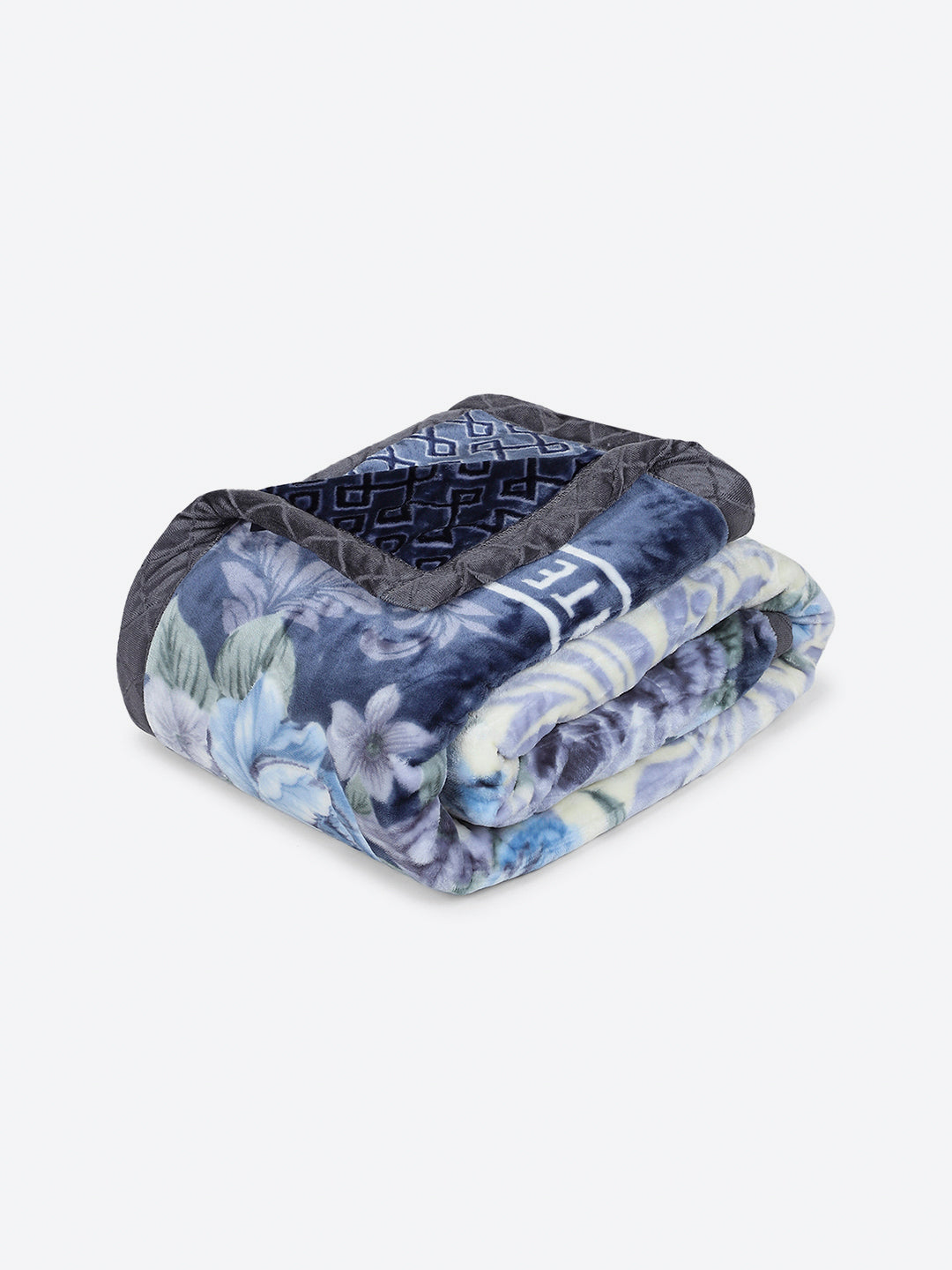 Printed Single Bed 3 Ply, 909 GSM Blanket for Heavy Winter - (Umang)