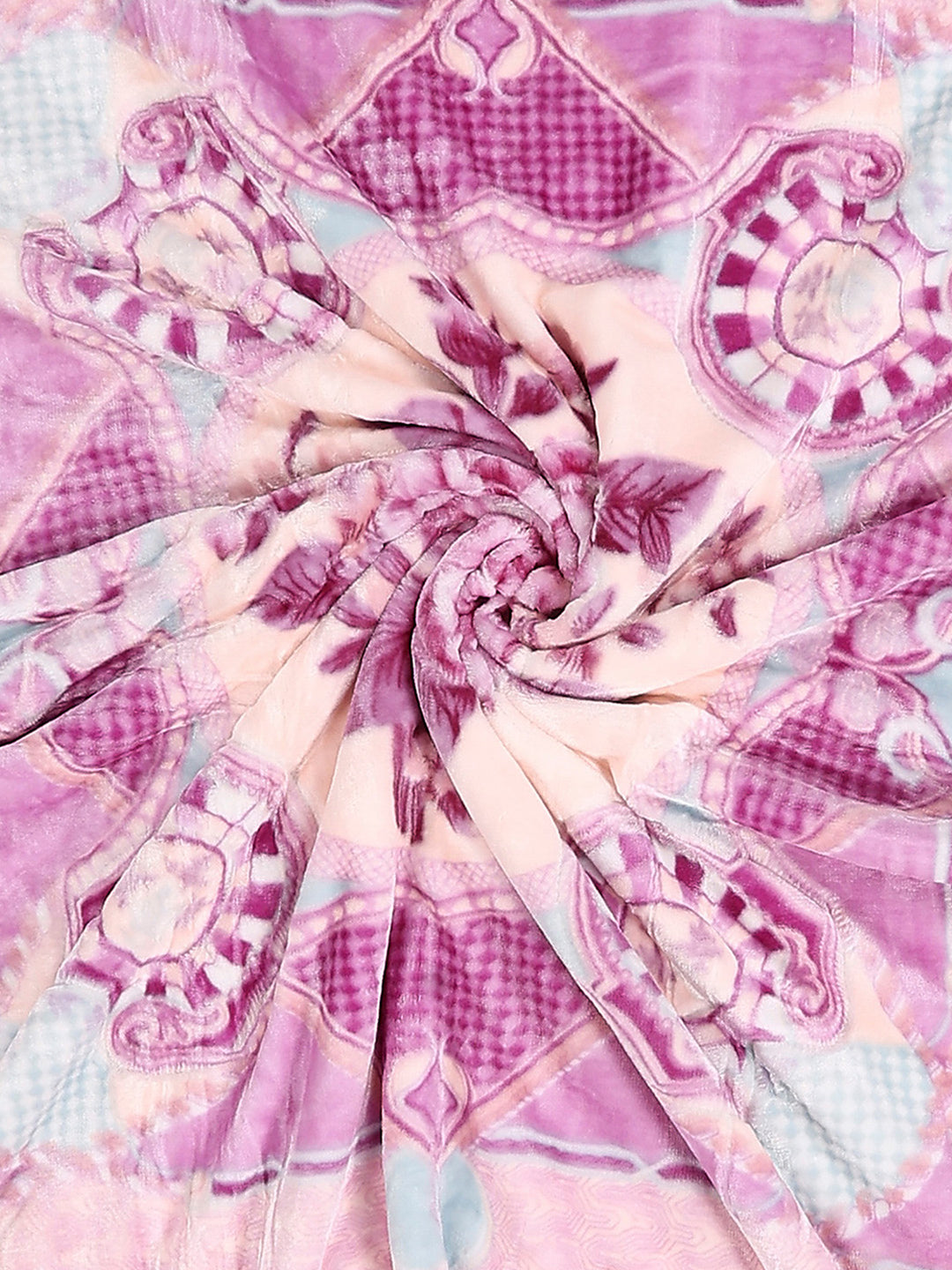 Printed Single Bed 3 Ply, 909 GSM Blanket for Heavy Winter - (Umang)