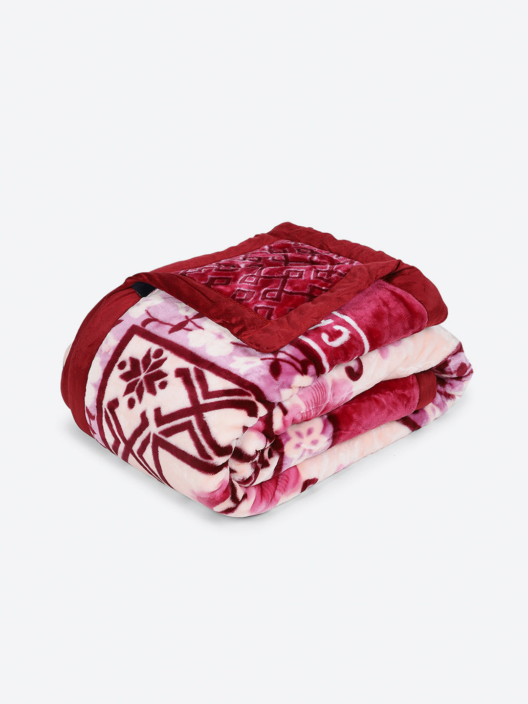 Printed Single Bed 3 Ply, 909 GSM Blanket for Heavy Winter - (Umang)