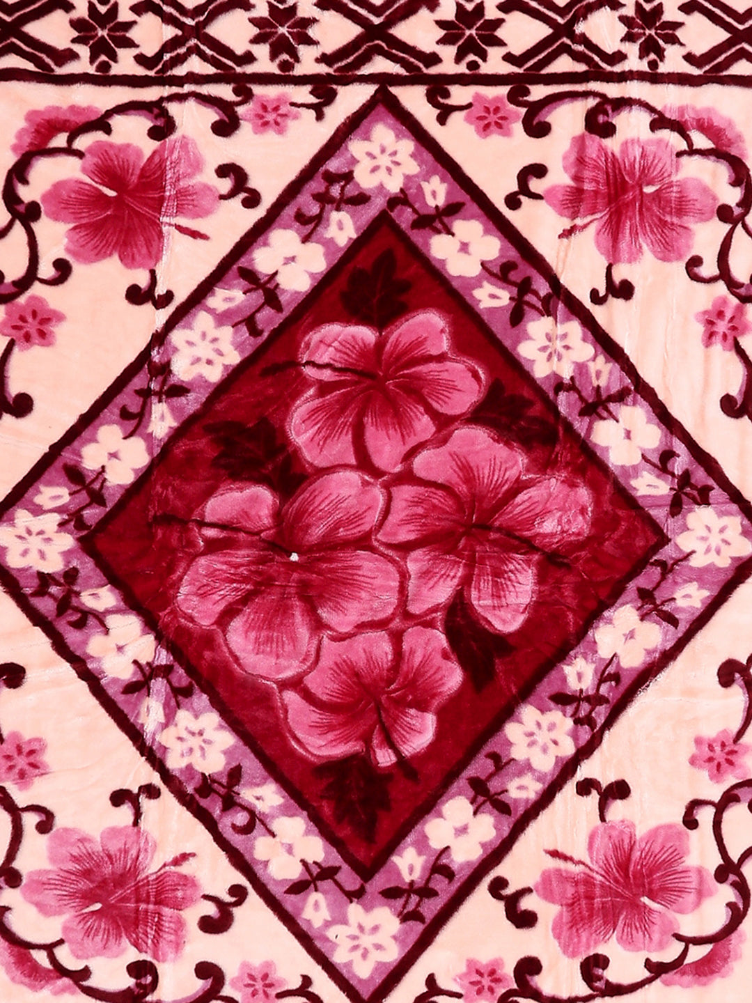 Printed Single Bed 3 Ply, 909 GSM Blanket for Heavy Winter - (Umang)