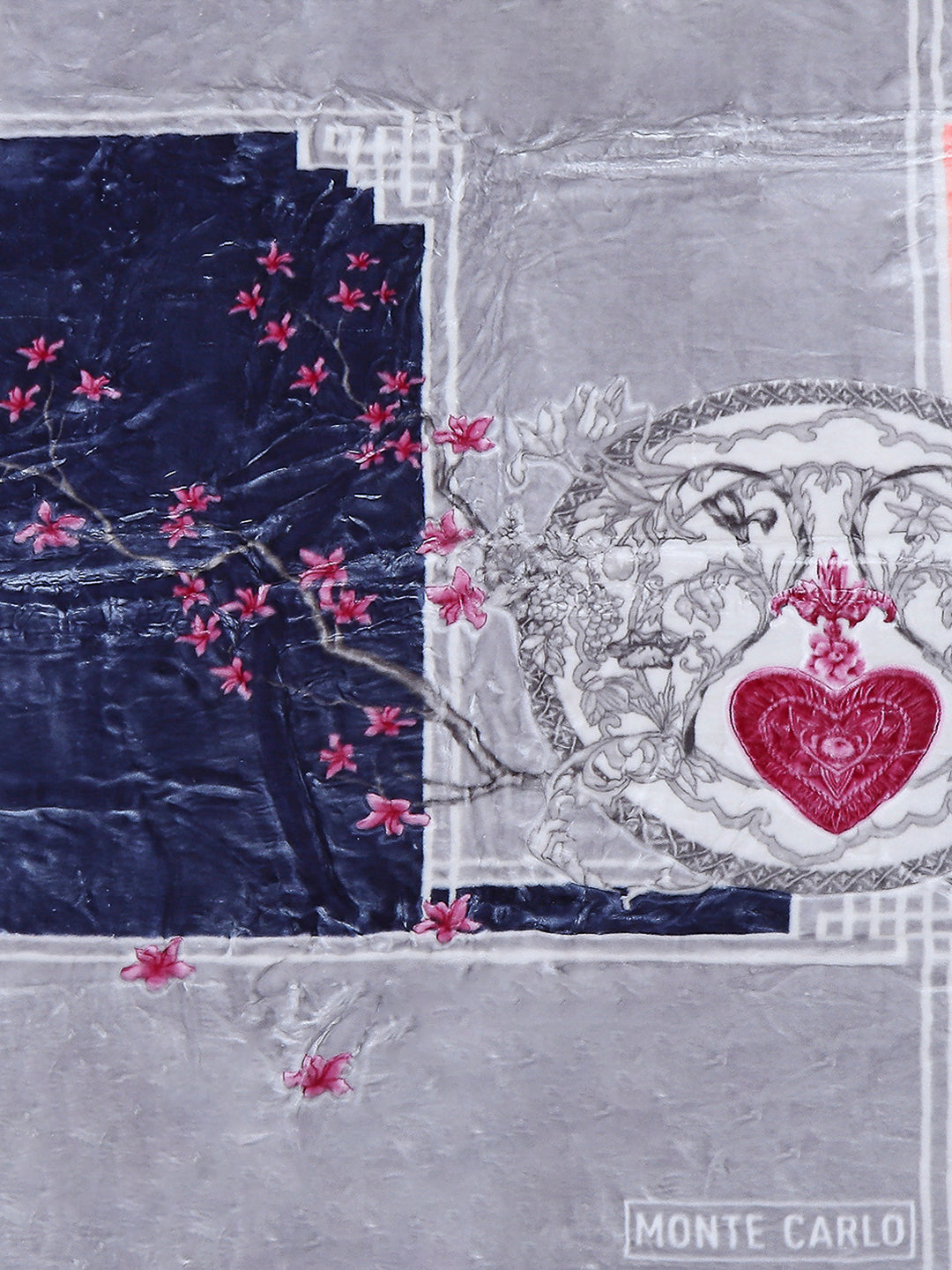 Printed Double Bed Reversible Blanket 2 Ply, 850 GSM, 4.5 kg (Uphar)