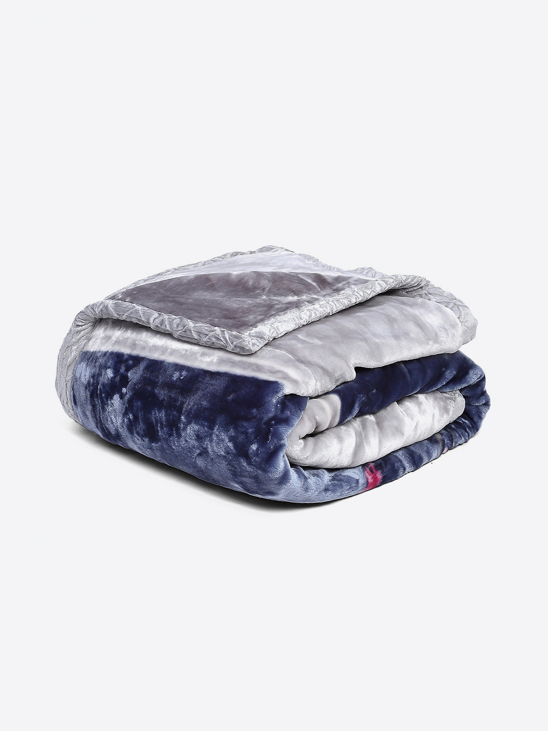 Printed Double Bed Reversible Blanket 2 Ply, 850 GSM, 4.5 kg (Uphar)