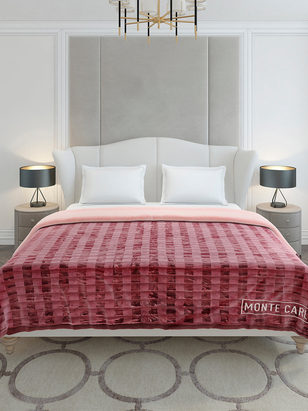 Printed Double Bed 2 Ply, 720 GSM Blanket for Heavy Winter - (Vibe Tribe)