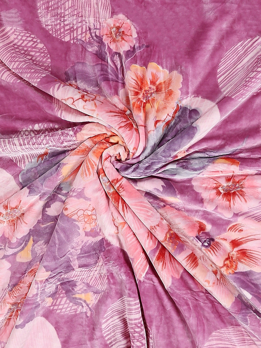Printed Double Bed 3 Ply, 909 GSM Blanket for Heavy Winter - (Wild Side)