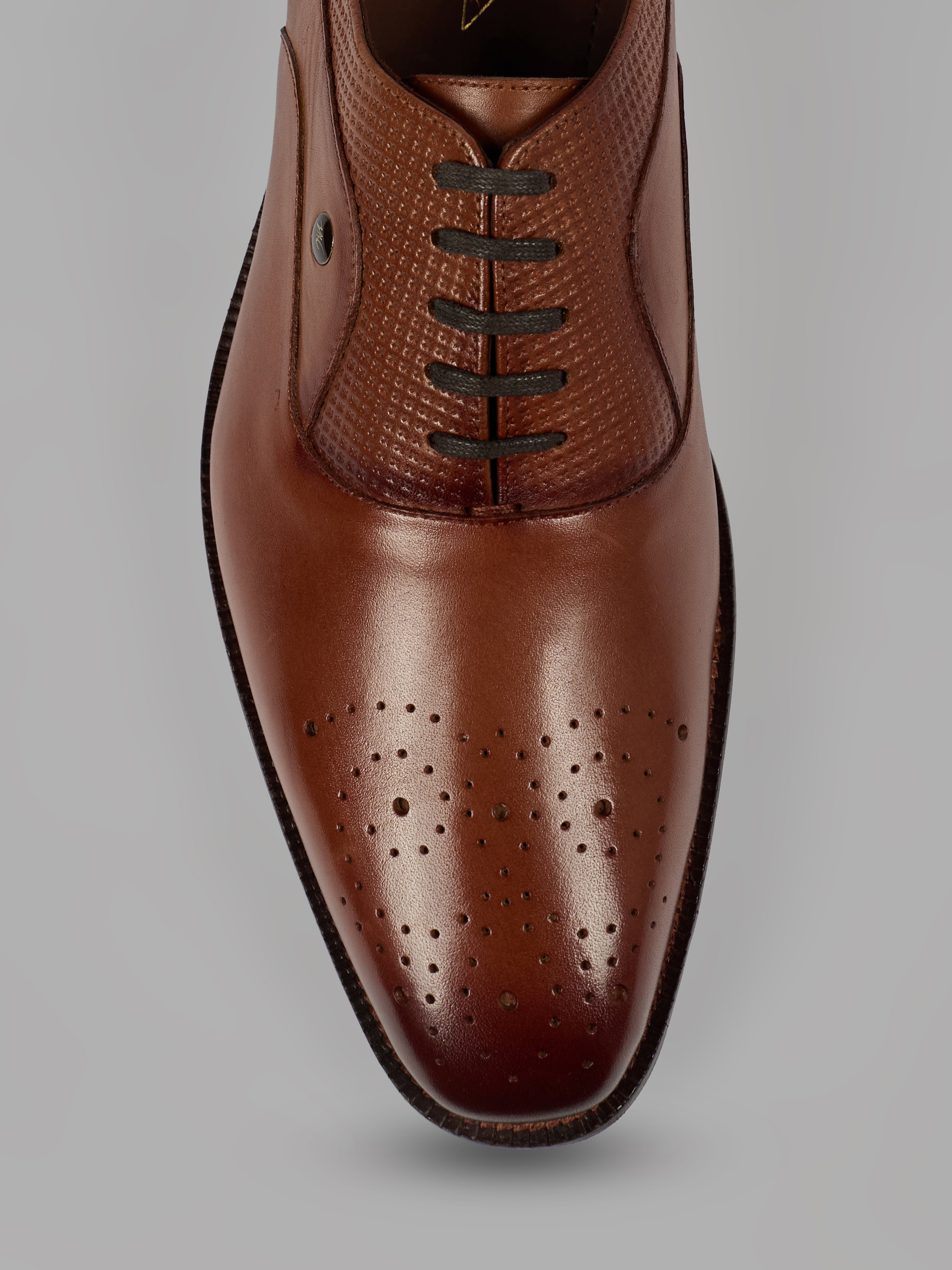 Monte Carlo Men's Genuine Leather Formal Derby Lace-Up Light Weight Anti Skid Sole Shoes for Office, Business & Wedding
