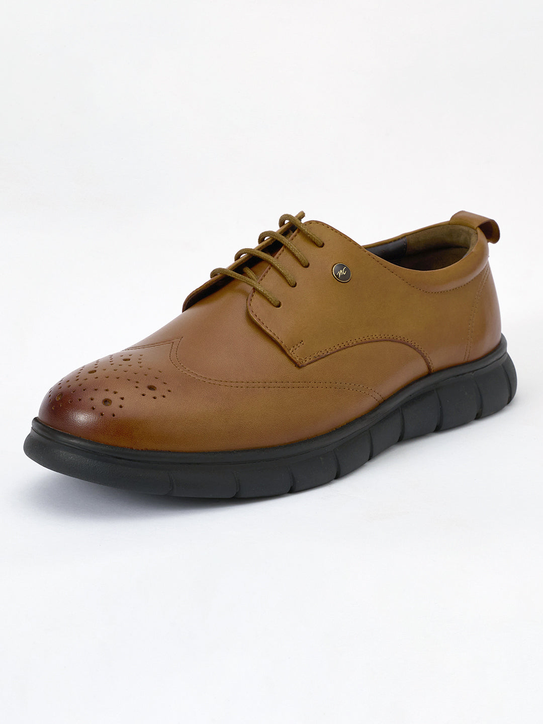 Monte Carlo Men's Brogue Lace-Up Smart Casual Shoes