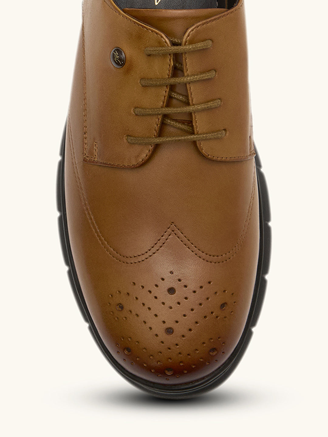 Monte Carlo Men's Brogue Lace-Up Smart Casual Shoes