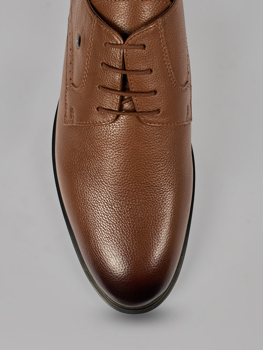 Monte Carlo Men's Premium Textured Classic Derby Formal Shoe Open-Lacing