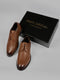 Monte Carlo Men's Premium Textured Classic Derby Formal Shoe Open-Lacing