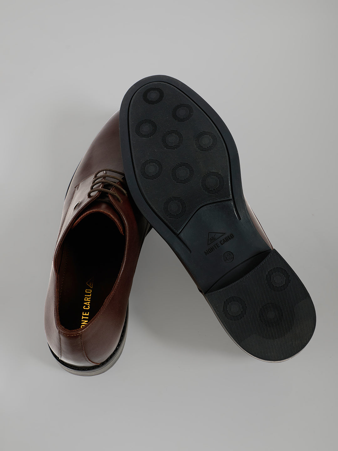 Monte Carlo Men's Premium Formal Derby Classic Lace-Up Shoes for Office and Occasion Wear