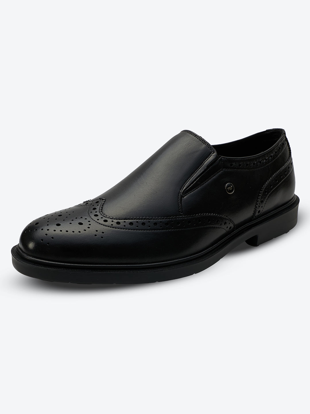 Monte Carlo Wingtip Brogue Slip-On Formal Shoes for Men