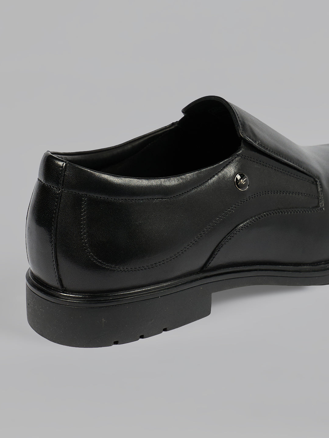 Monte Carlo Men's Genuine Leather Formal Effortless Slip-On Shoes All-Day Comfortable Business Dress with Cushioned Insole