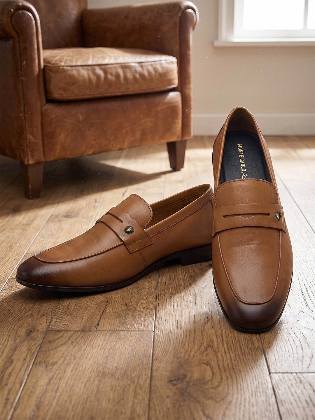 Monte Carlo Men's Slip-On Penny Loafers