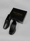 Monte Carlo Men's Leather Textured Moc-Toe Light Weight Slip-On Shoes
