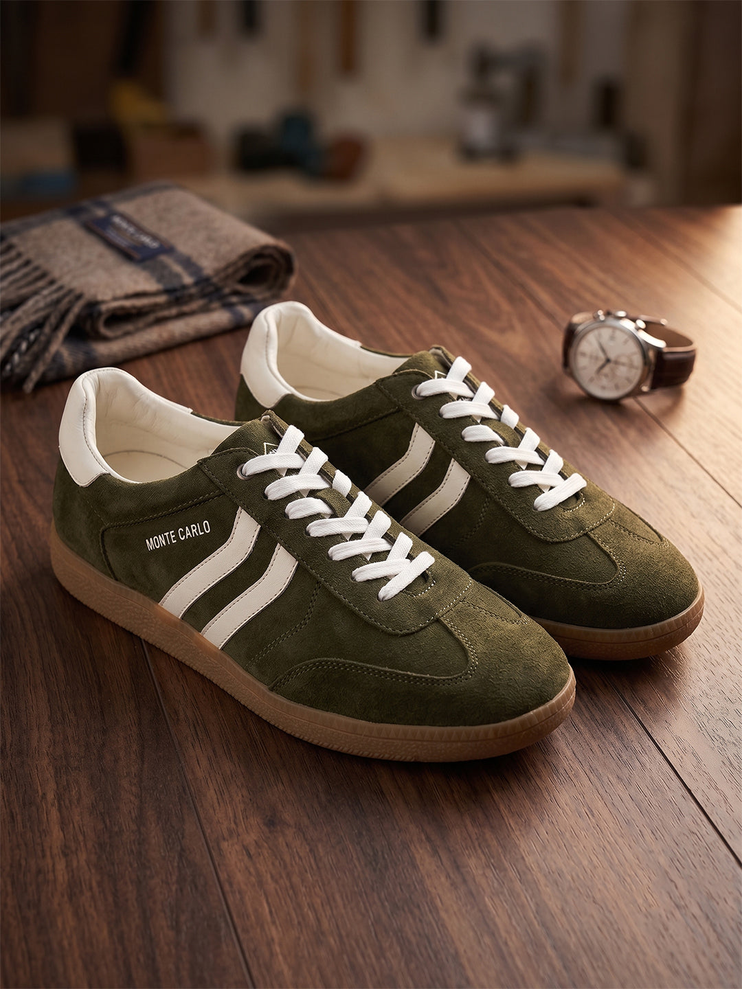 Monte Carlo Men Leather Sneakers