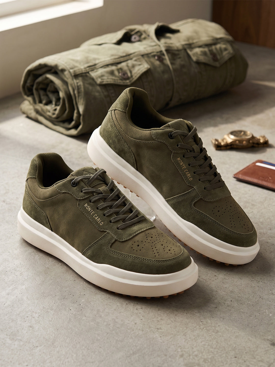 Monte Carlo Men Leather Sneakers