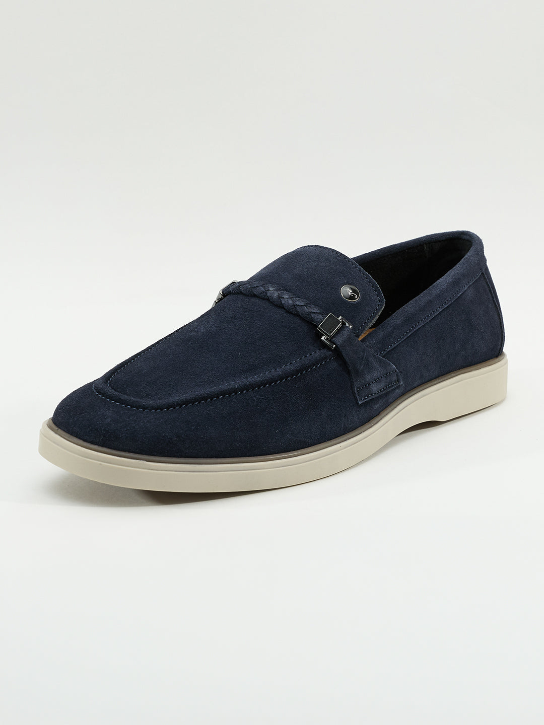 Monte Carlo Men Casual Loafers with Braided Strap Detail