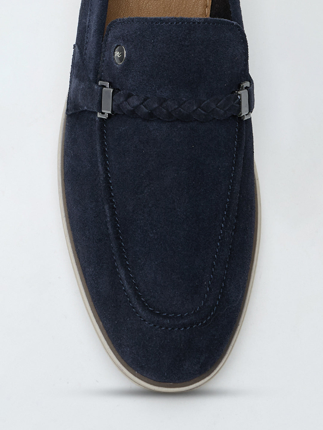 Monte Carlo Men Casual Loafers with Braided Strap Detail