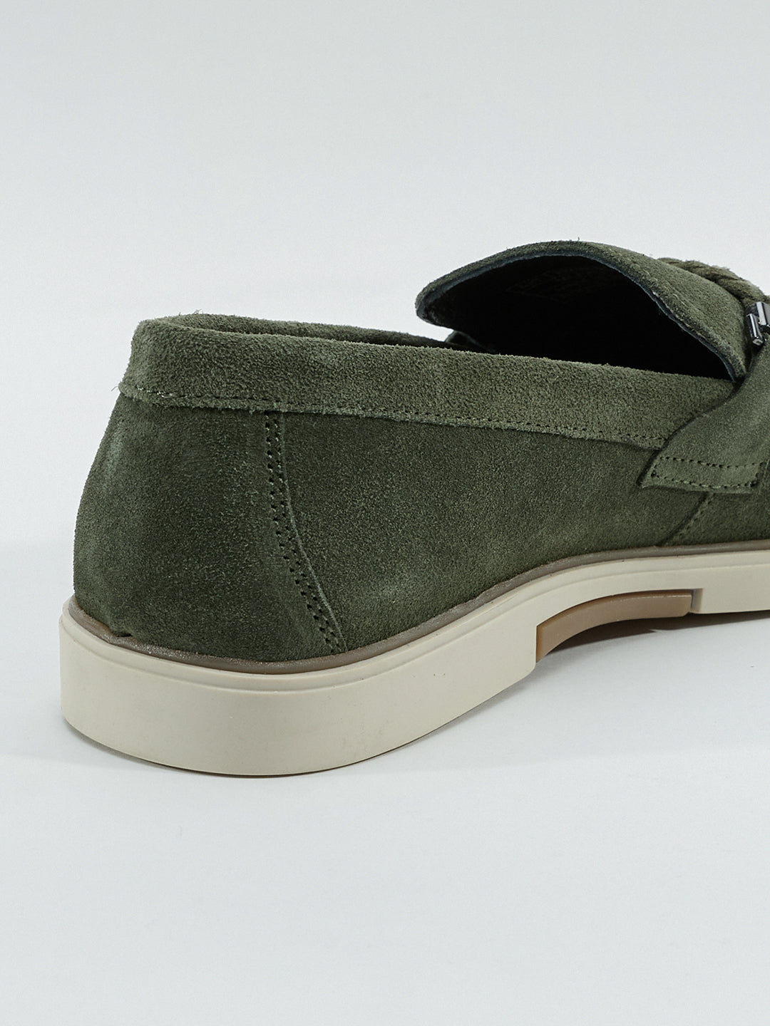 Monte Carlo Men Casual Loafers with Braided Strap Detail