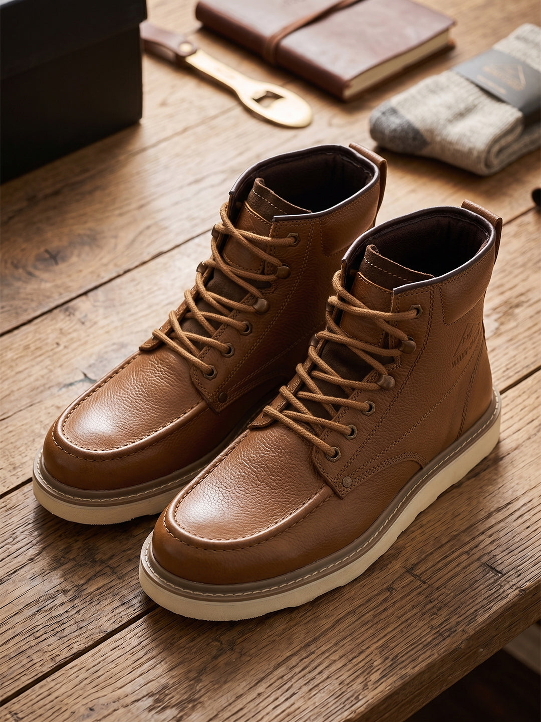 Monte Carlo Men Leather Boots