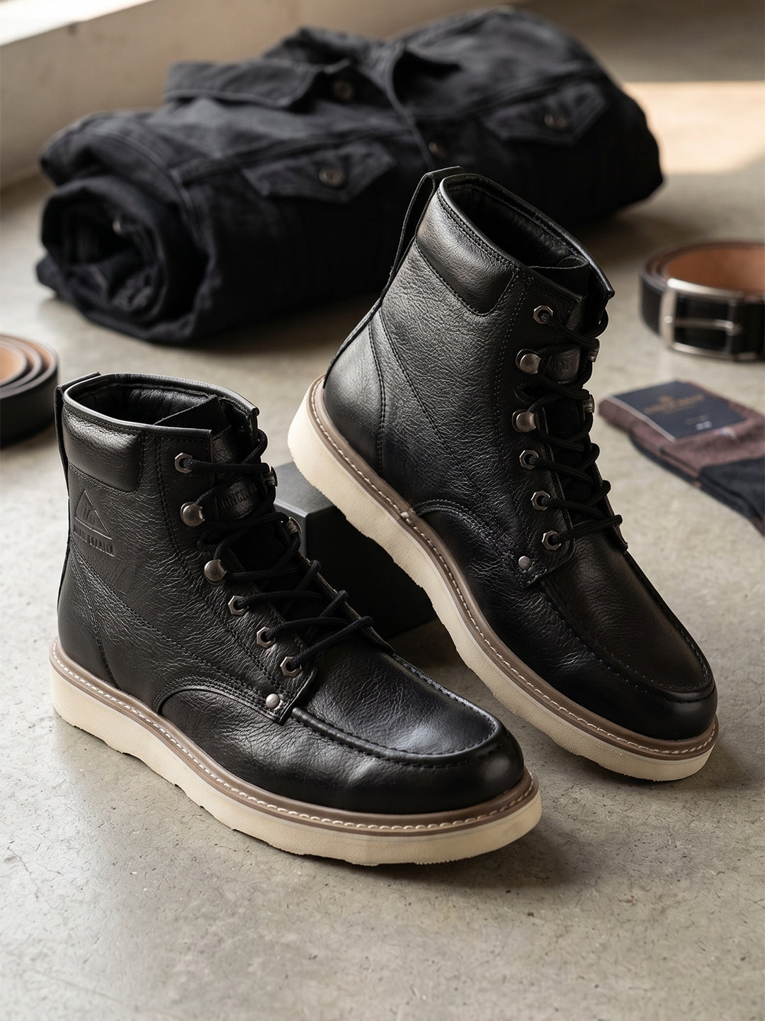Monte Carlo Men Leather Boots