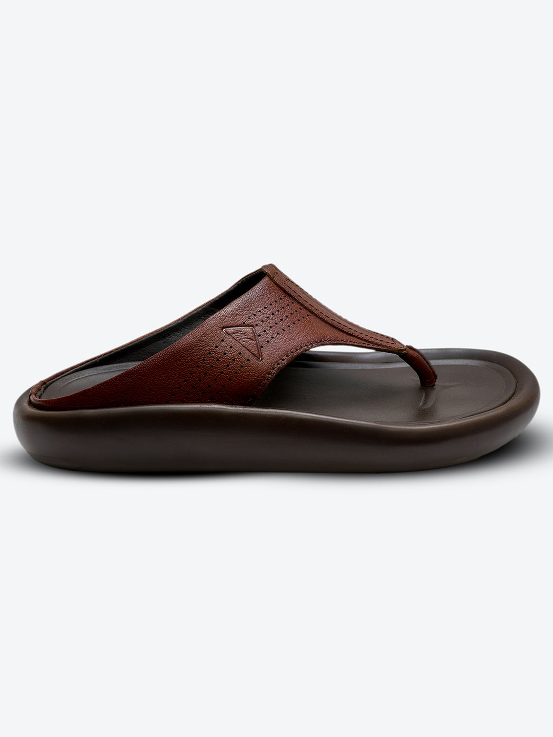 Monte Carlo Tan Slip on Genuine Leather Comfort Sandals for Men