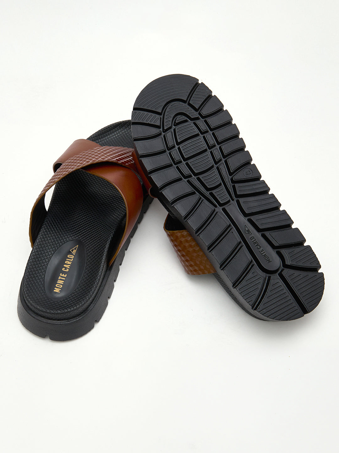 Monte Carlo Men's Cross Strap Sandals