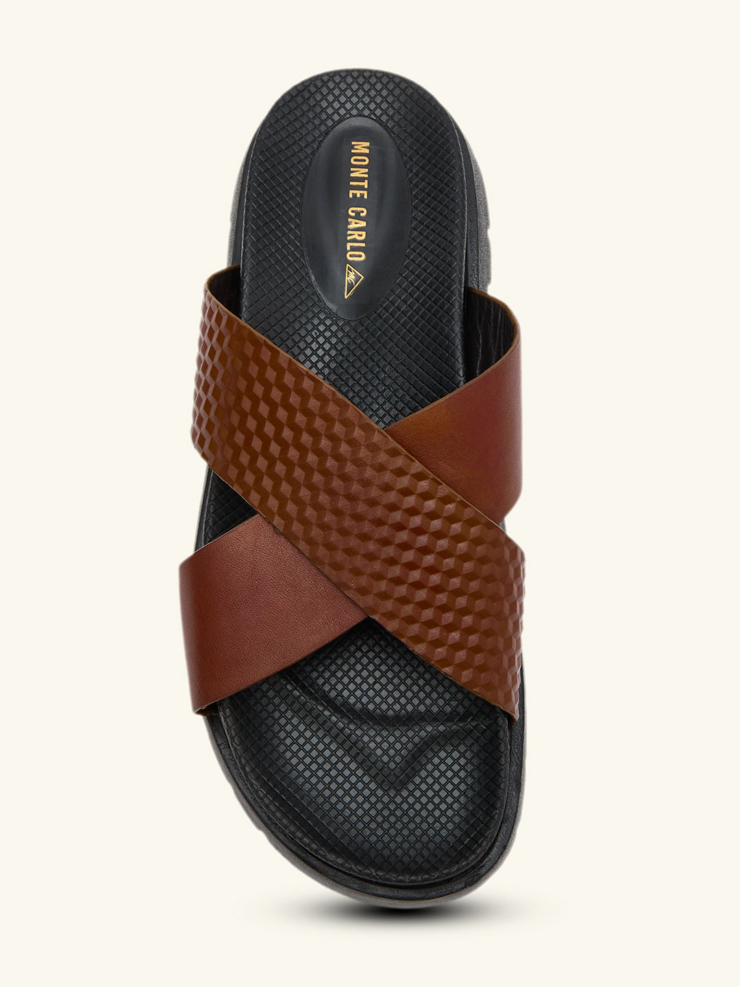 Monte Carlo Men's Cross Strap Sandals