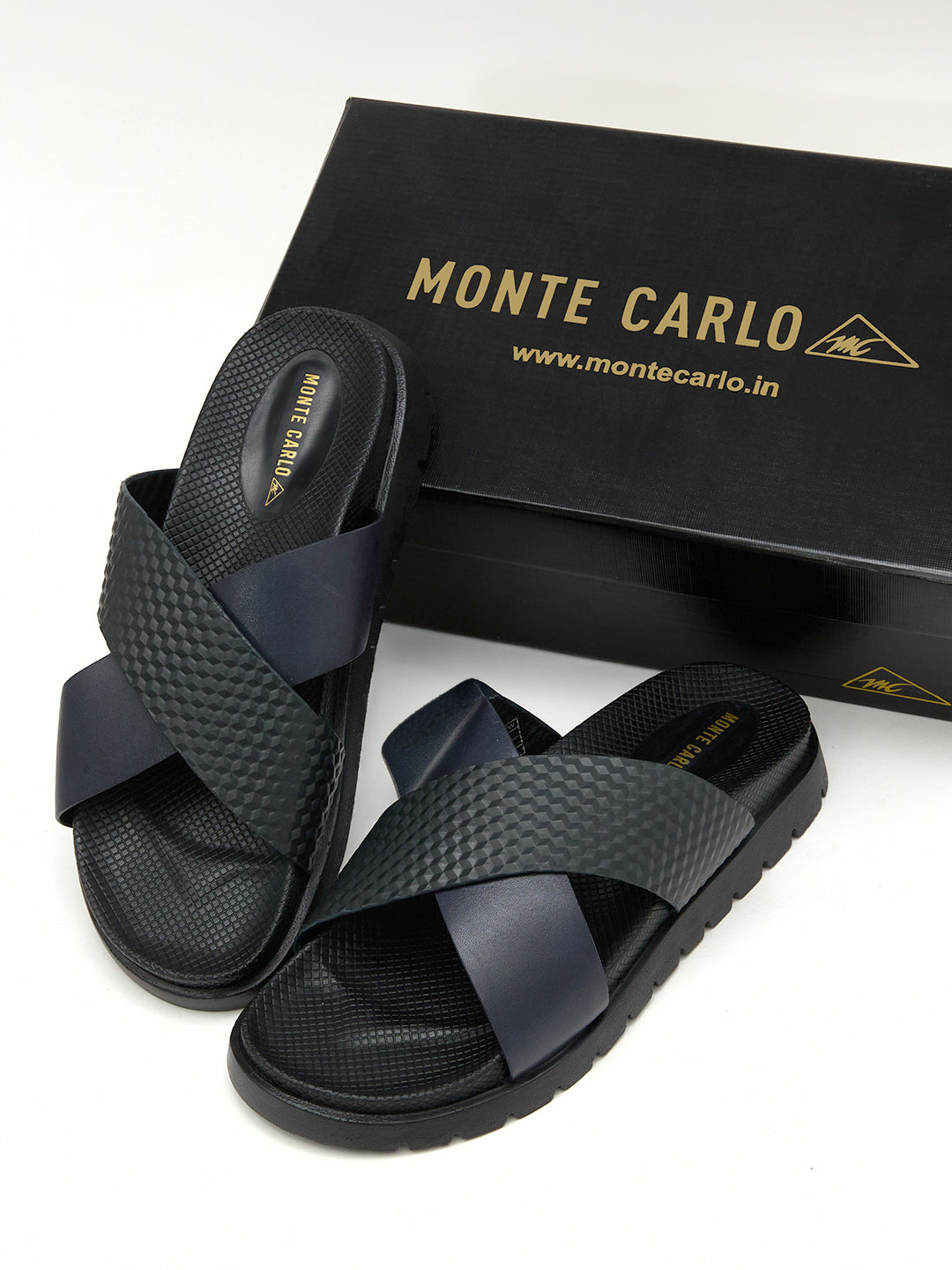 Monte Carlo Men's Cross Strap Sandals