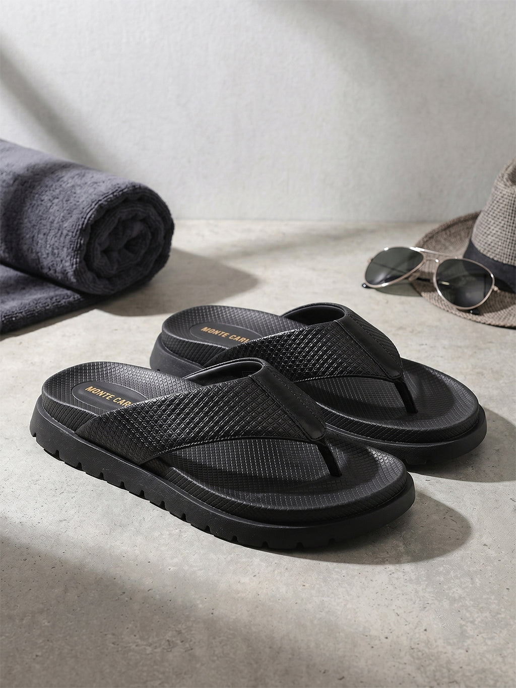 Monte Carlo Men Leather Sandals