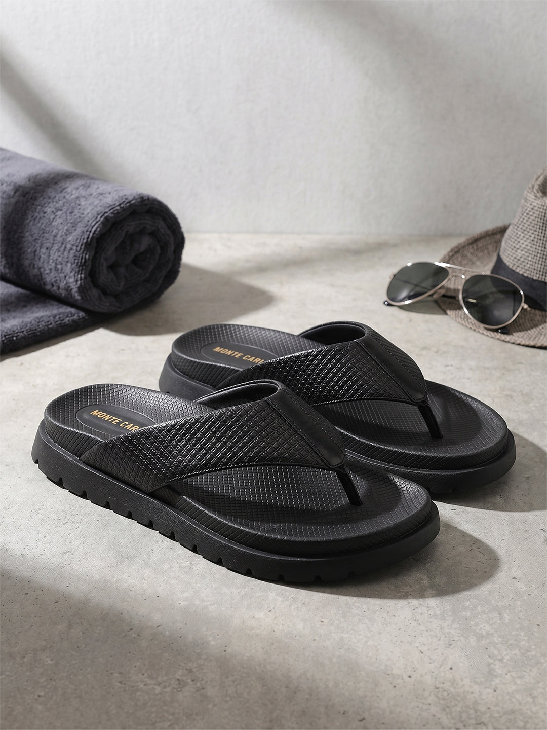 Monte Carlo Men Leather Sandals