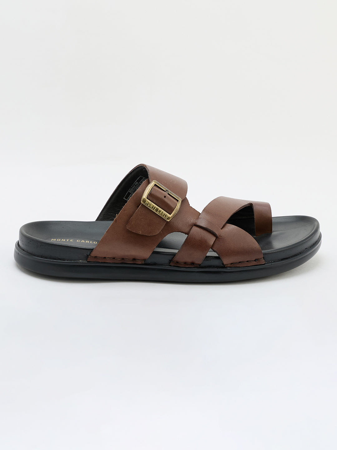 Monte Carlo Men Casual Sandals with Buckle Strap
