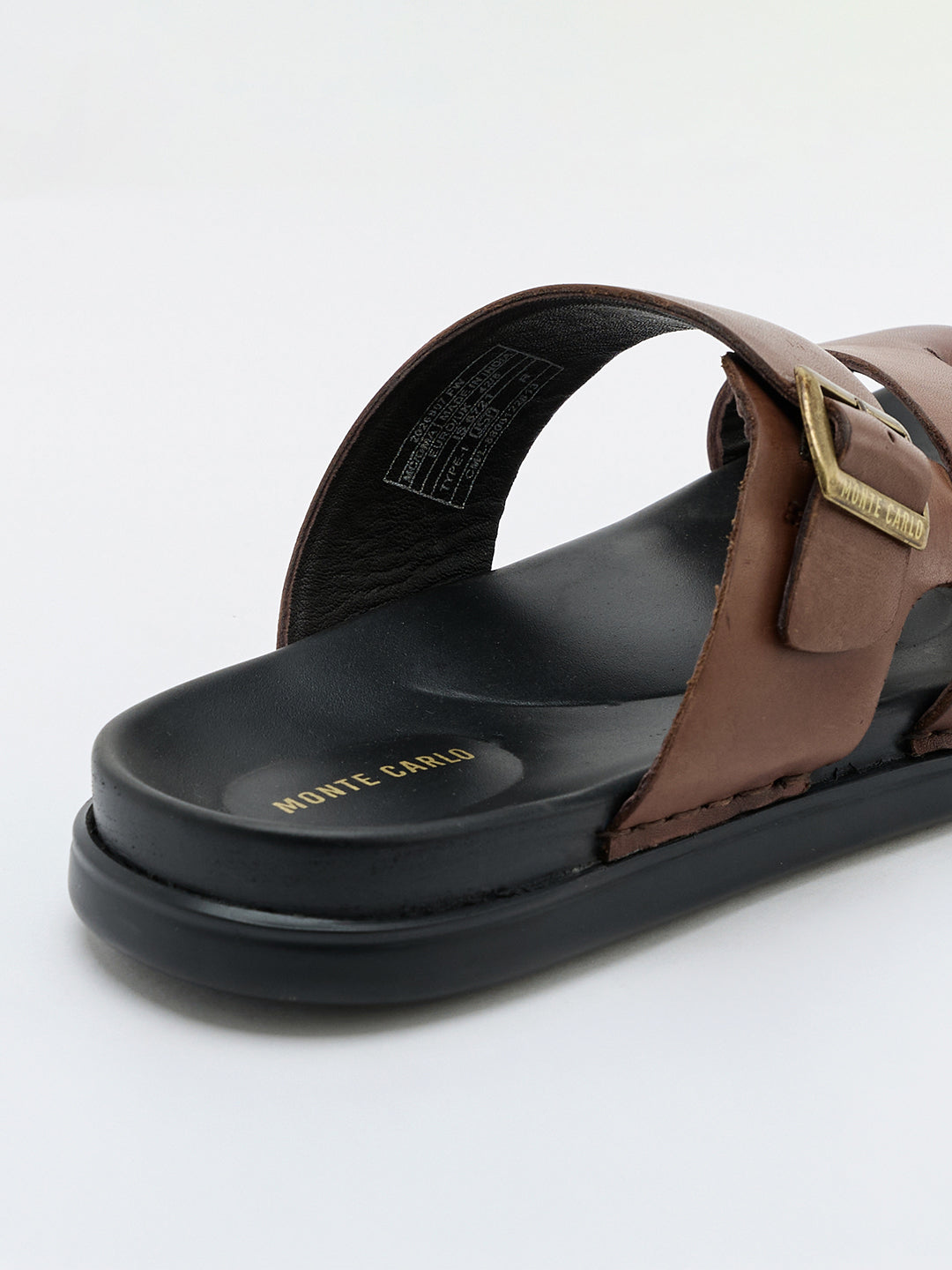 Monte Carlo Men Casual Sandals with Buckle Strap