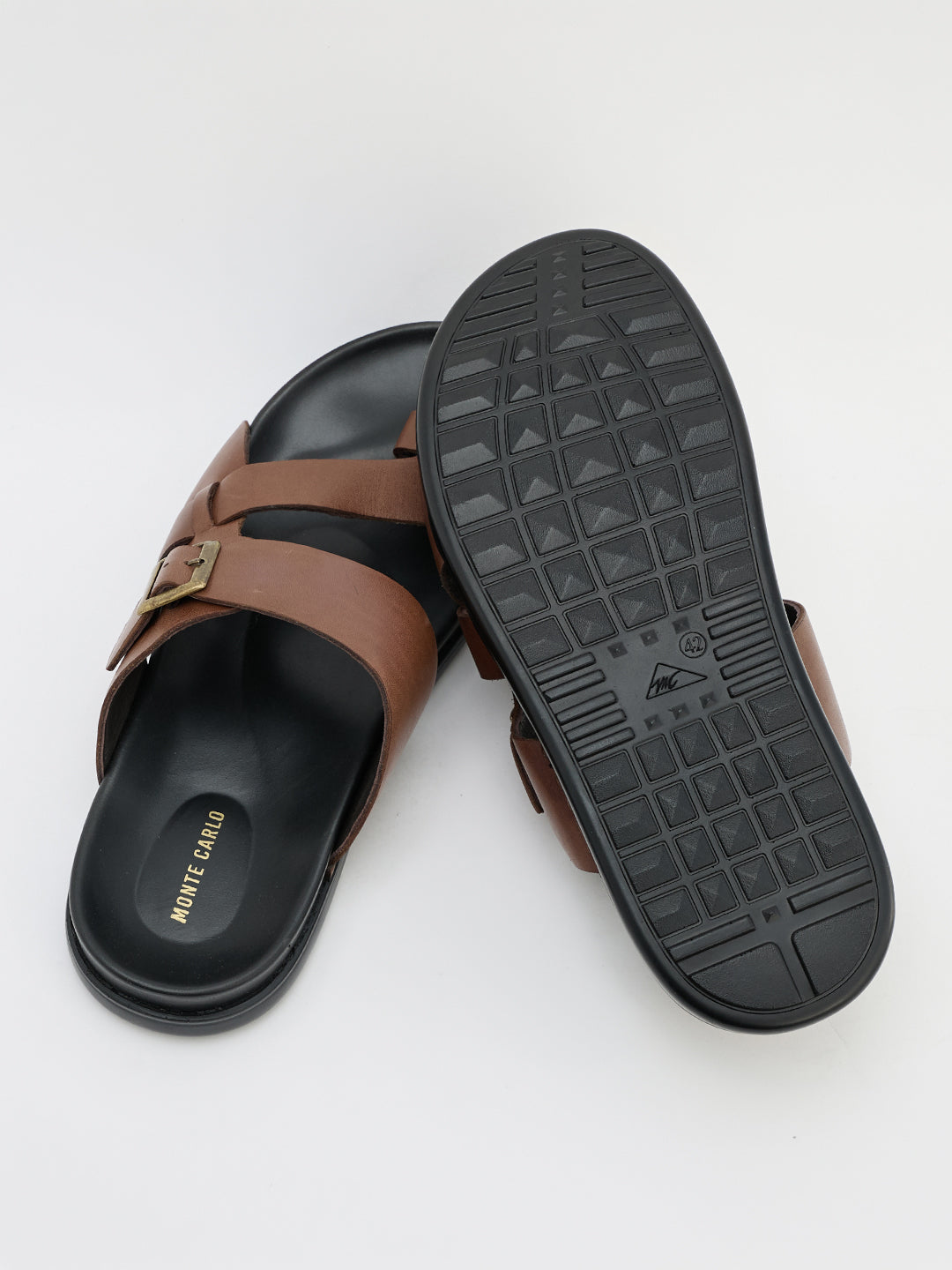 Monte Carlo Men Casual Sandals with Buckle Strap
